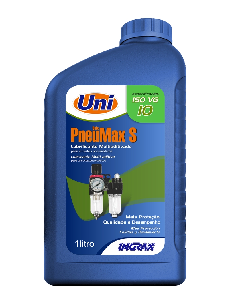 Óleo pneumático unix pneumax S 1 litro Ingrax